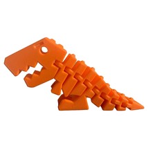 T Rex Dinosaur Hinged Body Movable Decorative Flexi Figurine Fidget Toy ... - $7.95