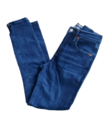 Agolde Dark Medium Wash Mid Rise Skinny Blue Jeans Size 25 Waist 25 Inches - £52.54 GBP