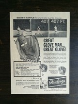 Vintage 1966 Mickey Mantle New York Yankees Rawlings Glove Original Full... - $12.34