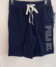 Men&#39;s Sleep Shorts polo Ralph Lauren Polo Navy Drawstring Size Medium New - $29.00
