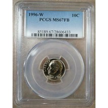 1996-W Roosevelt Dime PCGS MS-67 FB - £39.33 GBP