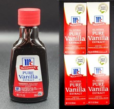 4 McCormick Pure Vanilla Extract Madagascar Bean Non GMO-2026- 2 oz Box x 4=8 oz - $22.22