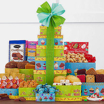 Best Wishes: Gourmet Birthday Gift Tower - £56.06 GBP