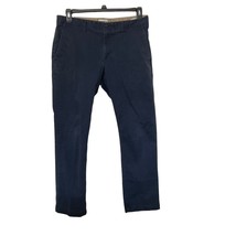 Timberland Men’s Navy Blue Chino Slacks Pants Size 34 X 30 Flaw - £14.62 GBP