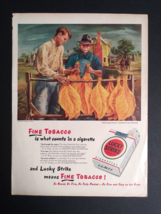 1947 Lucky Strike Cigarette Tobacco General Mills Cut Vintage Magazine Print Ad - £11.57 GBP