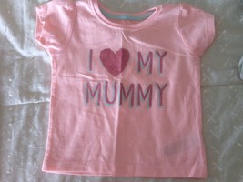 PRIMARK MUMMY bright cute short sleeve  top t-shirt age 9-12 months 80cm - $3.75