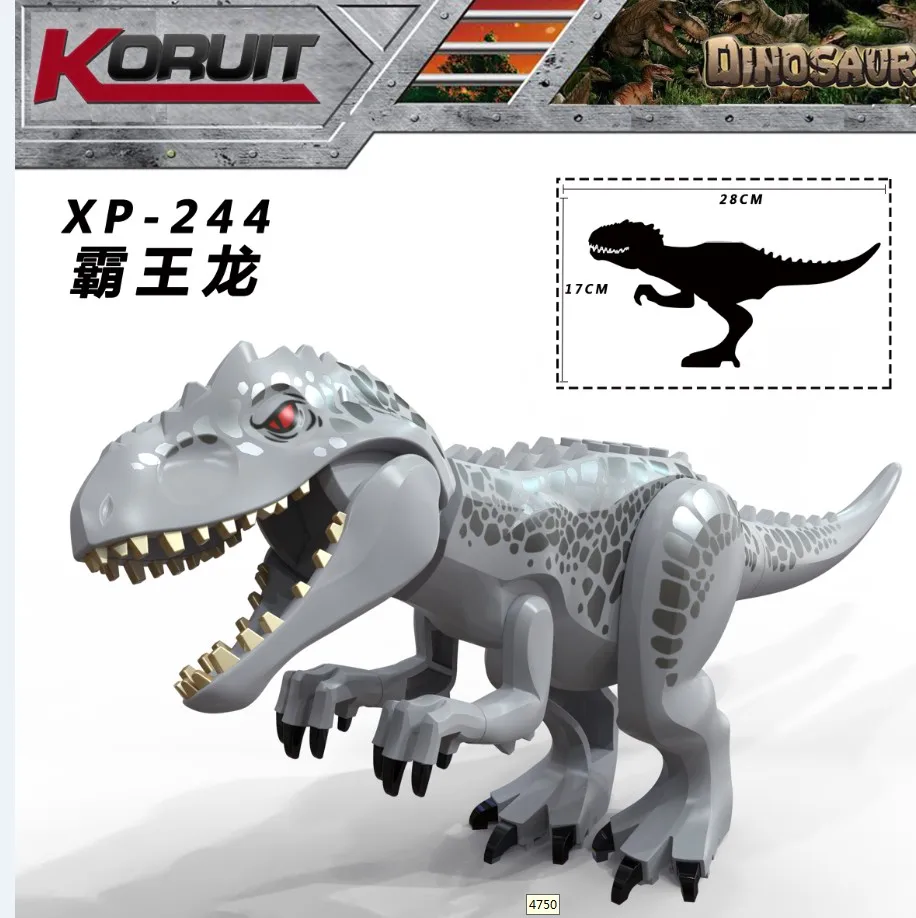 16pcs XP244  Heavy Claw Dragon Tyrannosaurus Rex Dinosaur Building Blocks Bricks - £84.17 GBP+