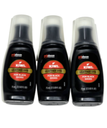 3 Pack Kiwi Leather Dye For Black Shoes 2.5oz Sponge Top Applicator - $25.99