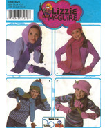 Girls Lizzie McGuire Fleece Tam Beanie Hats Hood Mittens Scarves Sew Pat... - €8,61 EUR
