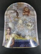 Disney BEAUTY AND THE BEAST Castle Friends Collection Set 5 Piece NEW - $8.75
