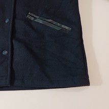 Jan Stanper Regular Women's Black Full Zip Snap Button Coat Size Medium image 9