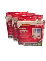 3 -4 Pack Frost King V73/4QPD2 42 x 62 in Window Film Insulation Kit See... - £19.32 GBP