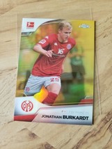 2022-23 Topps Chome Bundesliga Soccer. Jonathan Burkardt. GOLD Refractor... - $9.89