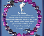 Dolphin Lover Gift Dolphin Spirit Animal Gift Dolphin Charm Dolphin Brac... - £21.61 GBP