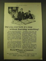 1924 Rand McNally &amp; Company Maps Ad - Did you ever look at a map without  - £14.53 GBP
