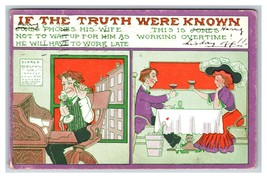 If The Truth Sono State Noto Jones Is Funzionante Overtime Comic DB Postcard P21 - £3.78 GBP