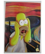 Simpsons Poster The Scream Edvard Munch Simpson&#39;s - $694.13 MXN