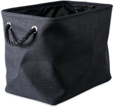 Black, Large, Collapsible Polyester Storage Bin From Dii. - $34.63