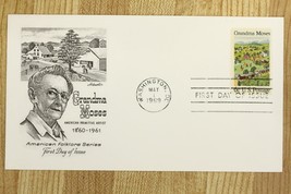 Vintage US Postal History FDC 1969 Cover Grandma Moses American Folklore... - $8.33