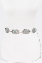 Western Style Metal Chain Belt - $35.55