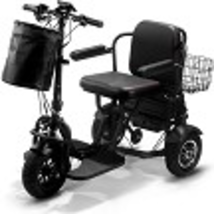 MotoTec Folding Mobility Electric Trike 48v 1000w Dual Motor Lithium Black - $1,199.00