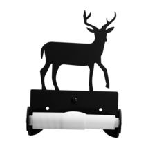 Village Wrought Iron Traditional Style Deer Toilet Tissue Holder - £17.28 GBP