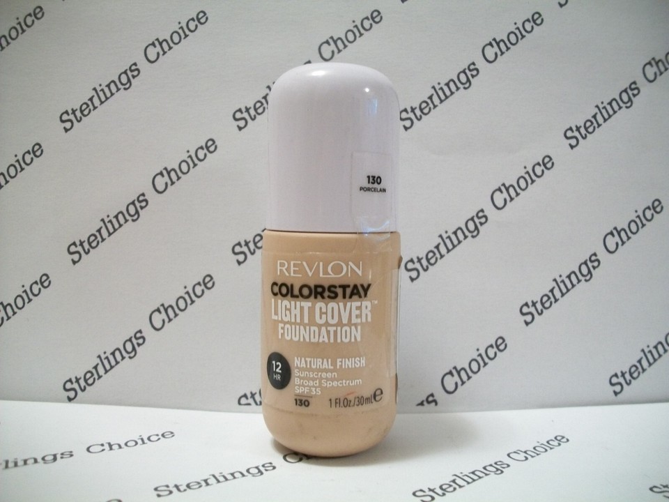 Revlon Colorstay Light Cover Foundation #130 Porcelain - $6.87