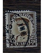 Nice Vintage Used Belgique Belgie 75 C Stamp, GOOD COND - 1940&#39;s - £2.32 GBP