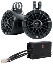 (2) Rockville UT525B UTV/ATV 5.25" Rollbar Speakers+MB Quart 2-Channel Amplifier - £225.75 GBP