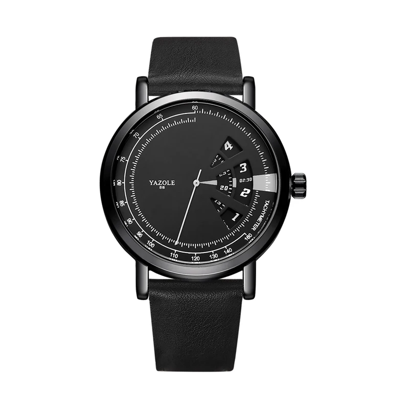 Fashion  Men YAZOLE Hot Sales Creative Design Wristwatch Waterproof  Watch Men C - £91.66 GBP