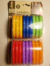 JEEP &quot;RAISED DOT&quot; LINKABLES - MULTICOLOR - 18 PACK - $6.89