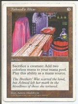 Ashnod&#39;s Altar Fifth Edition 1997 Magic The Gathering Card MP/HP - £7.92 GBP