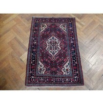 Vintage 4x5 Hand Knotted Semi-Antique Mahal Rug PIX-23266 - £526.09 GBP