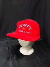 Vintage DUCRET&#39;S SPORTING GOODS Corduroy Hat Cap Embroided Colebrook NH ... - $22.22