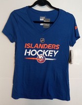 New York Islanders NHL Fanatics Girls V-Neck Shirt Small - $14.03