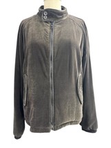 Giorgio Armani Brown Velvet Leather Trim Men&#39;s Jacket Size 48 IT / 38 US - $173.24