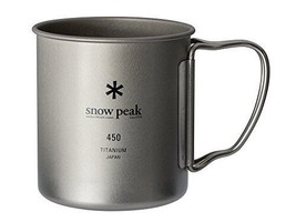 Snow peak titanium single mug 450 ml Sports &amp; outdoors - £29.82 GBP