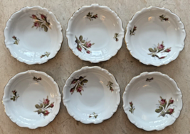 JOHANN HAVILAND Antoinette 6 pc Fruit Dessert Bowls 5.25&quot; Bavaria German... - $18.70