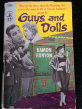 Guys and Dolls Damon Runyon vintage movie tie-in PB Pocket 1098 Brando; Sinatra - £7.86 GBP