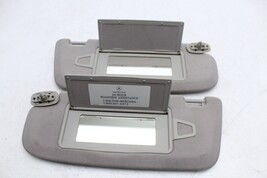 07-13 MERCEDES-BENZ W221 S550 GRAY SUN VISORS PAIR LEFT RIGHT E6289 image 7