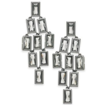 Alfani Geometric Stone Chandelier Earrings - $16.83