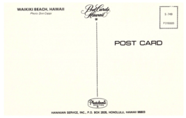 Aloha from Waikiki Vintage Letters Hotels Beach Hawaii Postcard - £6.95 GBP