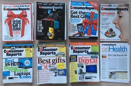  Large Lot 64 Consumer Reports magazine 2003-2016 + 2 On Health 2012 - £18.86 GBP