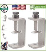 Rust-Resistant 65MM C-Clamp Set - Heavy-Duty Stainless Steel for Versati... - $590.63 MXN