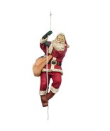 Santa On Rope Hanging Life Size Statue - $1,371.42