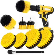 SHIELDPRO Drill Brush Attachment Set, Power Scrub Brush for Cleaning, All Purpos - £17.40 GBP