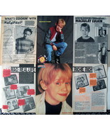 MACAULAY CULKIN ~ 24 Vintage Color, B&amp;W Clippings, Articles, PIN-UPS 199... - $154.47 MXN