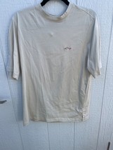 Greg Norman Mens Short Sleeve Crew Neck T-Shirt tan Size Small NWT - $18.00