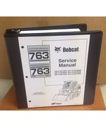 Bobcat 763 763 HF Service Manual Book Skid steer 6900091 repair shop book - £36.26 GBP