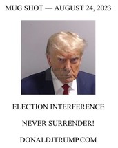 President Donald Trump Mugshot Never Surrendertweet 8X10 Photo - £6.67 GBP